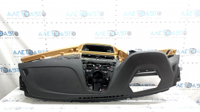 Торпедо передня панель з AIRBAG BMW 5 G30 17-20 чорний із світло-коричневим, під проекцію