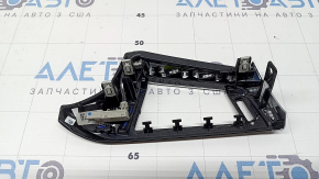 Накладка передней панели левая BMW 5 G30 17-23 под дерево Fineline Ridge, с подсветкой