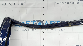 Двері голі задні ліві Hyundai Tucson 22-26 Korea, синій PS8, прим'ята рамка