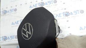 Подушка безопасности airbag в руль водительская VW Tiguan 22-24 черная, царапины