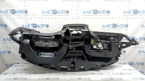 Торпедо передняя панель с AIRBAG VW Tiguan 18-24 черная, без дефлекторов, без боковых накладок, ржавый пиропатрон