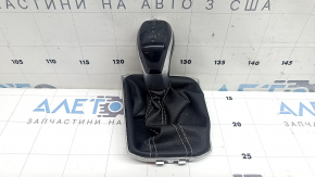 Ручка КПП VW Tiguan 18-24 тип 2, чорна шкіра, без накладки шифтера, подряпини