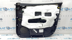 Обшивка дверей картка передня ліва Hyundai Tucson 25-26 чорна, BOSE, вставка тканина чорна, підлокітник шкіра чорна, накладка склопідйомника глянець, під пам'ять сидіння та підсвічування