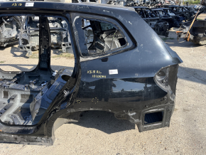 Чверть крило ззаду ліва BMW X3 G01 18-24 на кузові, чорна, вм'ятинка, тички