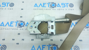 Водительский ремень безопасности с пиропатроном Toyota Camry v70 18-24 бежевый, под химчистку