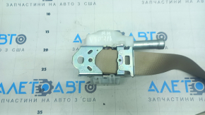 Пассажирский ремень безопасности с пиропатроном Toyota Camry v70 18-24 бежевый, под химчистку