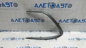 Молдинг переднего бампера левый Toyota Camry v70 21-24 LE/XLE серый, песок, тычки, царапины