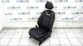 Сиденье водительское Hyundai Tucson 25-26 с airbag, Limited, электро, подогрев, вентиляция, под память, кожа черная, царапины, примят подголовник