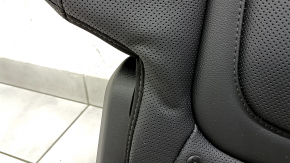 Спинка заднего ряда сидений 2 ряд правая Hyundai Tucson 25-26 без airbag, кожа черная, подогрев, перфорация, с подлокотником и ремнём, примята