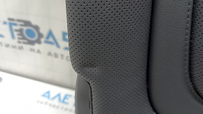 Спинка заднего ряда сидений 2 ряд левая Hyundai Tucson 25-26 без airbag, кожа черная, подогрев, перфорация примята