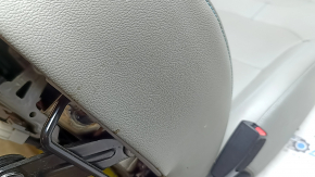 Сиденье пассажирское Kia Niro 17-22 HEV, PHEV с AIRBAG, кожа, серое, перфорация, с подогревом, механическое, под чистку, примято