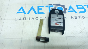 Ключ Kia Niro 17-22 HEV, PHEV Smart key, 4 кнопки, потерта эмблема, царапины