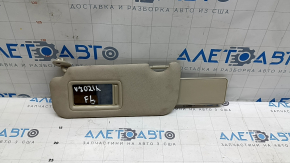 Козырек левый Toyota Camry v70 21-24 бежевый, без крючка, под химчистку