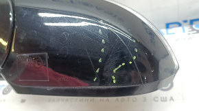 Зеркало боковое левое в сборе Kia Niro 17-22 14 синий B4U, 14 пинов,BSM, поворотник, царапины