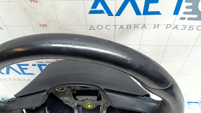 Кермо голе Kia Niro 17-19 HEV, PHEV шкіра, чорний, чорна накладка, без кнопок, подряпини, потертості