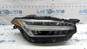 Фара передня права у зборі Volvo XC90 16-17 LED, під полірування, подряпини, павутина, сколи