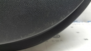 Обшивка двери карточка передняя правая Kia Niro 17-22 черная с серым Harman Kardon, черная глянцевая вставка, подлокотник кожа, царапины, потерта, срезы, без ручки