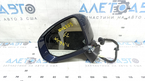 Дзеркало бічне ліве у зборі Volvo XC90 16-24 14+4 пінів, поворотник, підігрів, автозатемнення, BSM, камера, синє