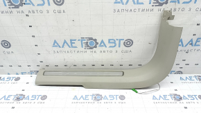 Накладка порога передня ліва внутрішня Volvo XC90 16-25 сіра з хром вставкою з підсвічуванням, подряпини, під хімчистку