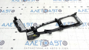 Накладка центральной консоли верхняя Volvo XC90 16-22 T5, T6, черный глянец, царапины