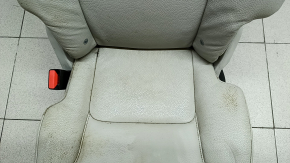 Заднее сиденье левое 2 ряд Volvo XC90 16-22 кожа серая под 3 ряда, под химчистку, ржавый каркас