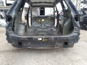 Задняя панель VW Tiguan 18-24 2 части, на кузове, черная