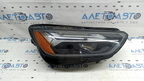 Фара передня права у зборі Audi Q5 80A 21-25 LED, під полірування, подряпини, жовтить LED