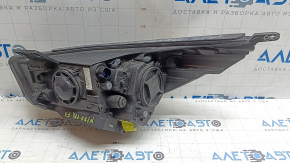 Фара передня права у зборі Kia Niro 17-19 HEV, PHEV ксенон, галоген поворотник + LED ДХО, з кронштейном, під полірування, павутиння, пісок, подряпини, відклеївся ущільнювач