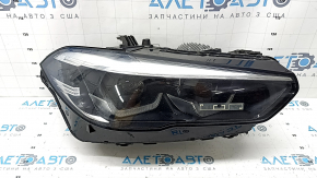 Фара передня права у зборі BMW X5 G05 19-23 LED, без кріплення, під полірування