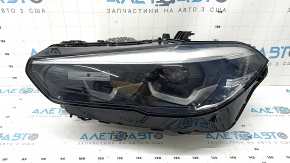 Фара передня ліва у зборі BMW X5 G05 19-23 LED, без кріплення, подряпини, під полірування