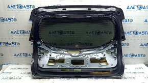 Дверь багажника голая со стеклом Kia Niro 17-19 синий B4U, сколы, царапины