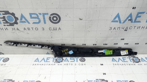 Молдинг обшивки двери карточка передний правой Audi Q5 80A 21-25 под дерево коричневый кап ореха