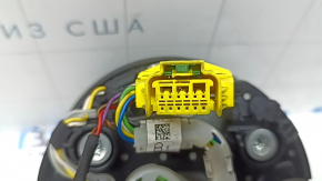 Подушка безопасности airbag в руль водительская Audi A3 22-26 черная, полез хром