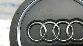 Подушка безопасности airbag в руль водительская Audi A3 22-26 черная, полез хром