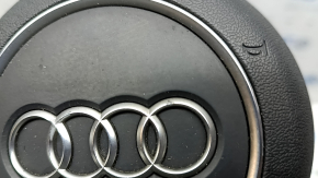 Подушка безопасности airbag в руль водительская Audi A3 22-26 черная, полез хром
