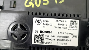 Щиток приборов BMW X5 G05 19-23 под проекцию, 92к