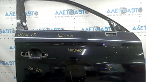 Дверь голая передняя правая Audi Q5 80A 18-25 черный LY9B, с ограничителем и пыльником ограничителя, после ремонта, прокручивается закладная ограничителя