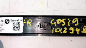 Вставка накладки порога передняя правая BMW X5 G05 19-23 хром BMW, с подсветкой, царапины, тычки