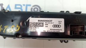 Управление климат-контролем Audi Q5 80A 19-25 под подогрев сидений, царапины