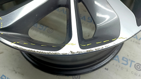 Колісний диск R18 Kia Niro 17-19 HEV, PHEV хром, бордюрка