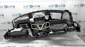Торпедо передня панель з AIRBAG BMW X5 G05 19-23 під проекцію, шкіра Vernasca чорна schwarz/schwarz, з бардачком, тички