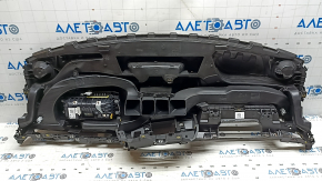 Торпедо передняя панель с AIRBAG Audi A3 22-26 черная, царапины