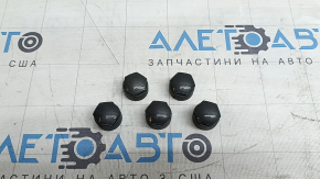 Заглушка ковпачок колісного болта 5шт Audi A3 22-26 сіра