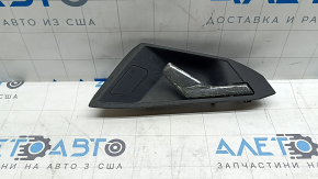 Ручка дверей внутрішня ззаду ліва Audi A3 22-26 чорна, з заглушкою, поліз хром, потертості