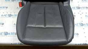 Водительское сидение Audi A3 22-26 с airbag, электрическое, подогрев, черная, серая строчка, вставка алькантара, под химчистку