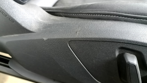 Пассажирское сидение Audi A3 22-26 с airbag, электрическое, подогрев, кожа черная, серая строчка, вставка алькантара, под химчистку