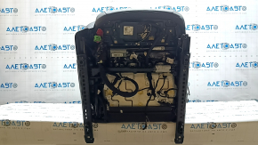 Пассажирское сидение Audi A3 22-26 с airbag, электрическое, подогрев, кожа черная, серая строчка, вставка алькантара, под химчистку