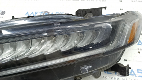 Фара передняя левая Honda Accord 18-22 hybrid, под полировку, потерта