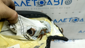 Подушка безопасности airbag заднего правого сиденья Audi A3 22-26 ржавчина, ржавый пиропатрон, царапина на коже