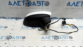 Дзеркало бічне праве у зборі Audi A3 22-26 6 пінів, підігрів, з поворотником, білий LY9C, подряпини